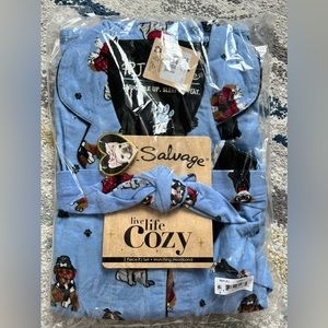 PJ Salvage Flannel Pajama Set